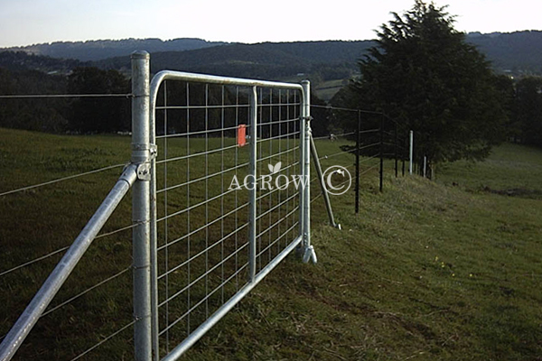 AGROW- Vertical Brace Mesh port&otilde;es de fazenda